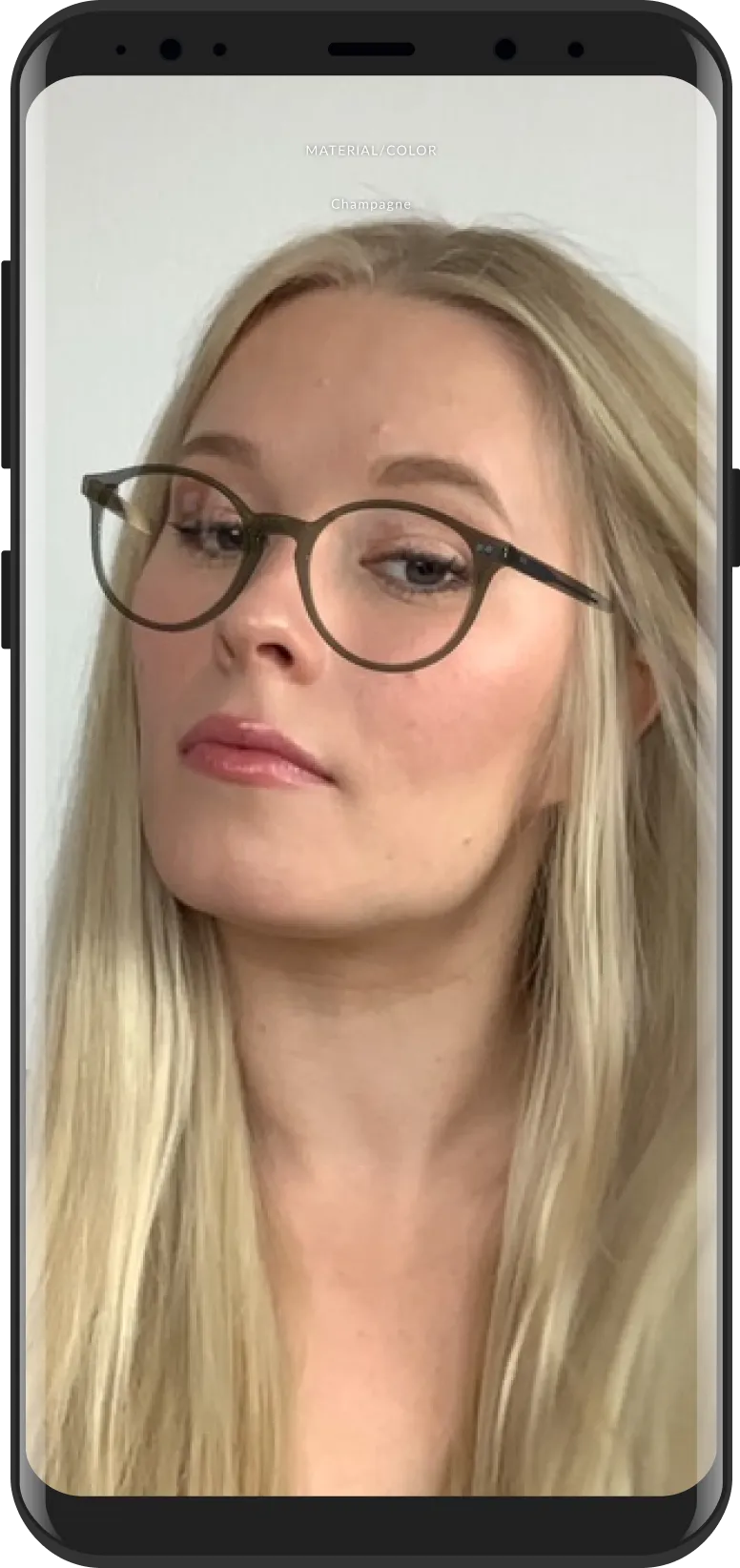 Try-on on a smartphone